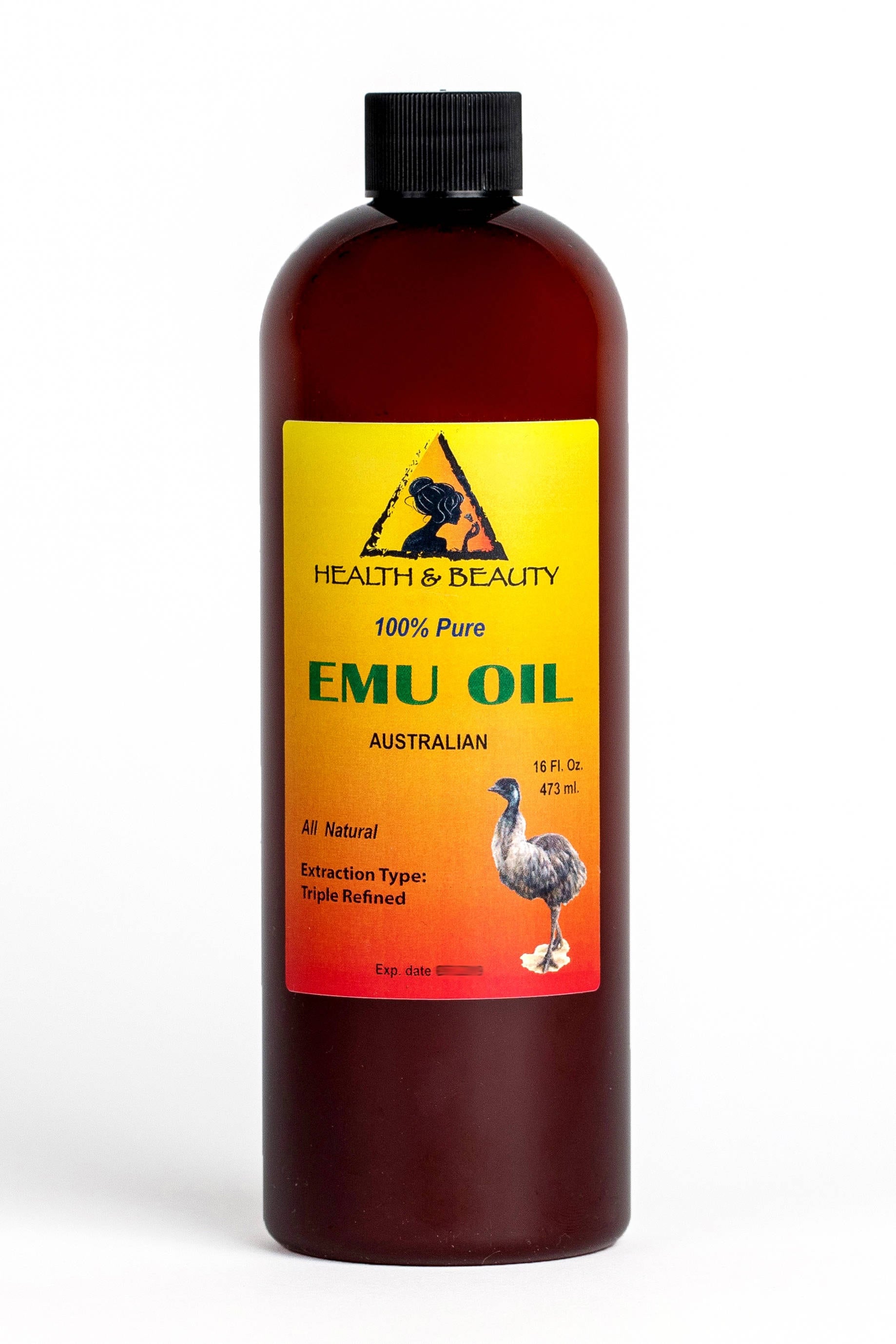 16 Oz EMU OIL AUSTRALIAN Triple Refined Organic 100% Pure