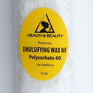 4 oz EMULSIFYING WAX NF Polysorbate 60 Pure Polawax