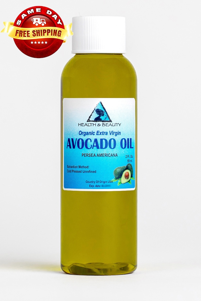2 Oz AVOCADO OIL EXTRA Virgin Organic Unrefined Cold Pressed Etsy