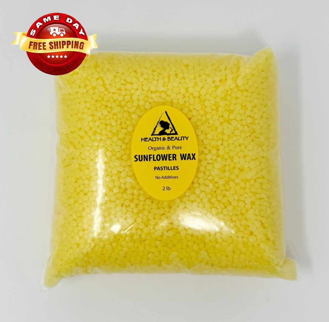 32 Oz, 2 Lb SUNFLOWER WAX ORGANIC Vegan 100% Pure Pastilles Beads - Etsy