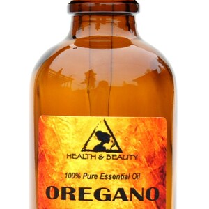 2 oz OREGANO ESSENTIAL OIL Organic Aromatherapy Natural 100% Pure with Glass Dropper image 4