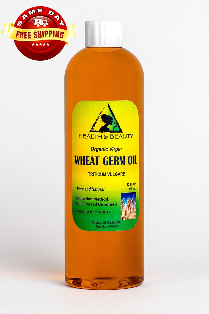 12 Oz WHEAT GERM Oil UNREFINED Organic Virgin Cold Pressed Raw Etsy