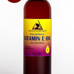 4 oz TOCOPHEROL T-50 VITAMIN E OIL Anti Aging Natural Premium Pure