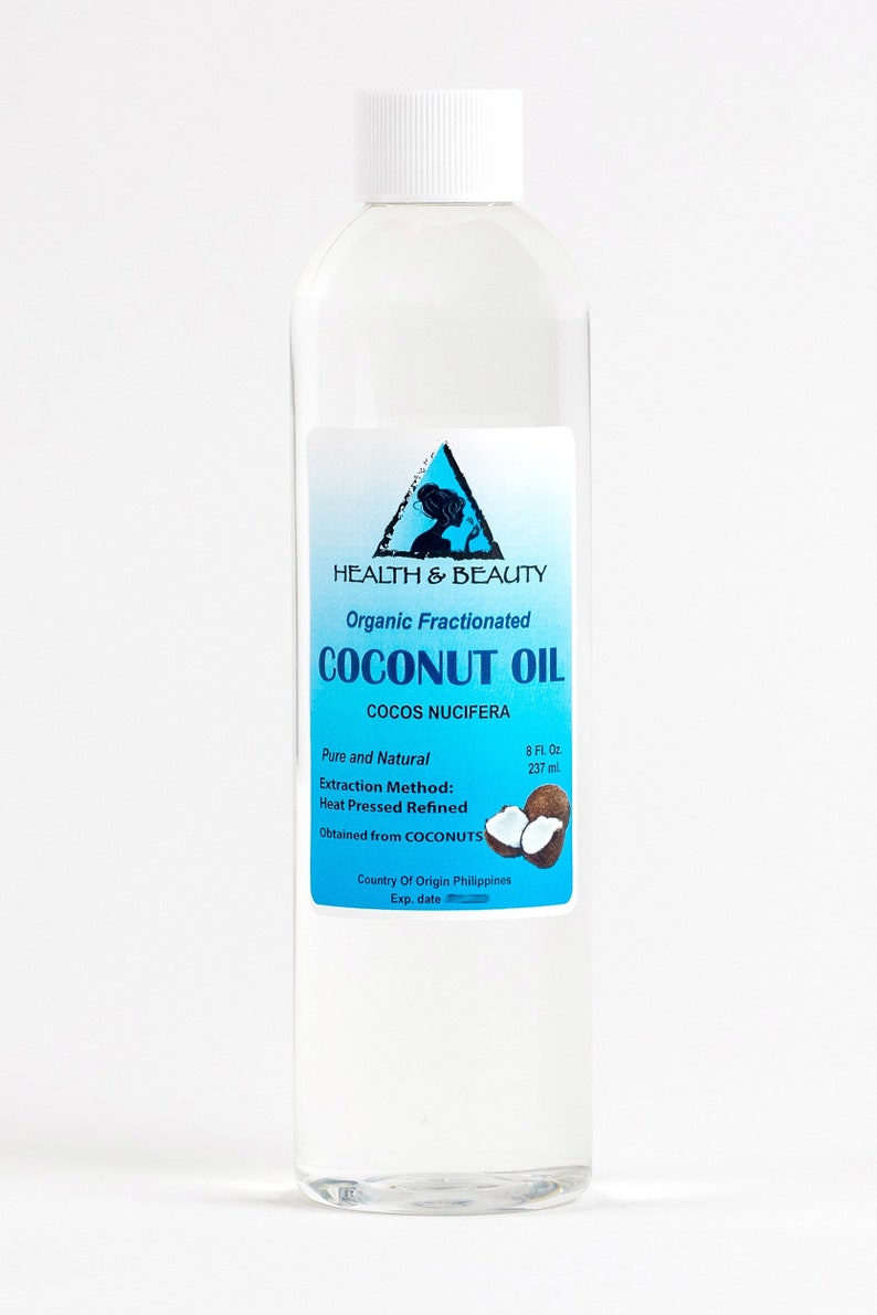 8 oz COCONUT OIL FRACTIONATED Organic Carrier Ultra Refined 100% Pure image 9
