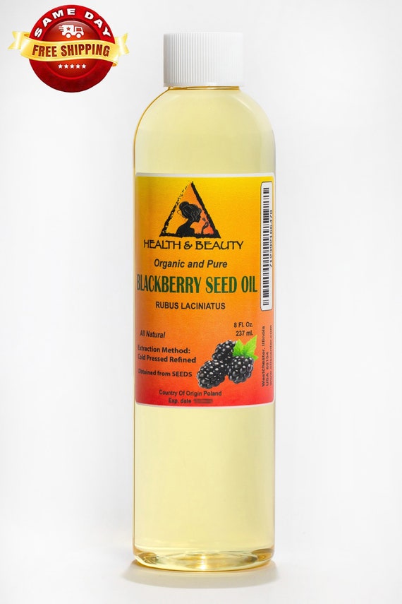 8 Oz BLACKBERRY SEED OIL Refined Organic Cold Pressed Pure Etsy