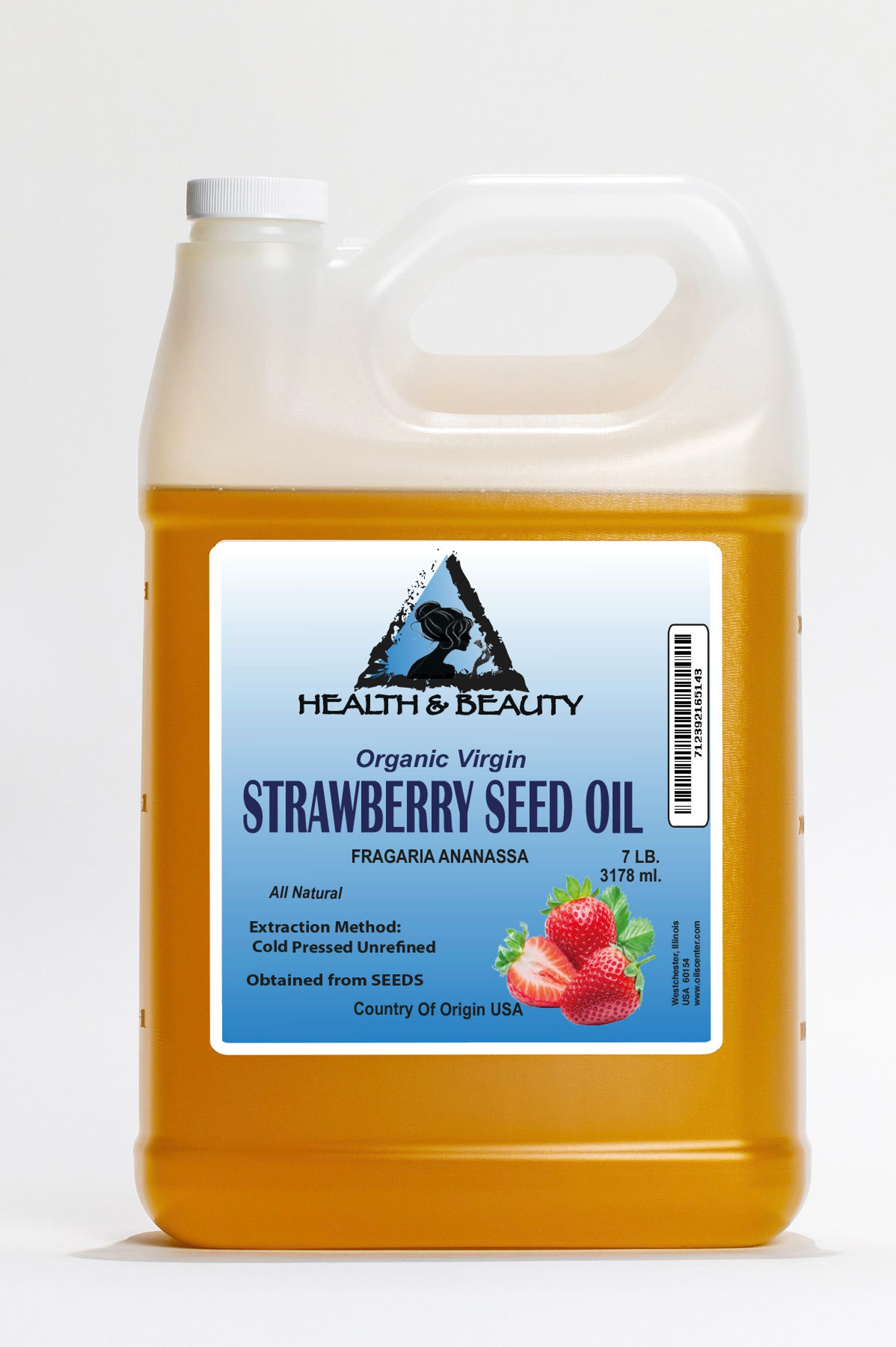 7 Lb 1 Gal STRAWBERRY SEED Oil UNREFINED Organic Virgin Cold Etsy
