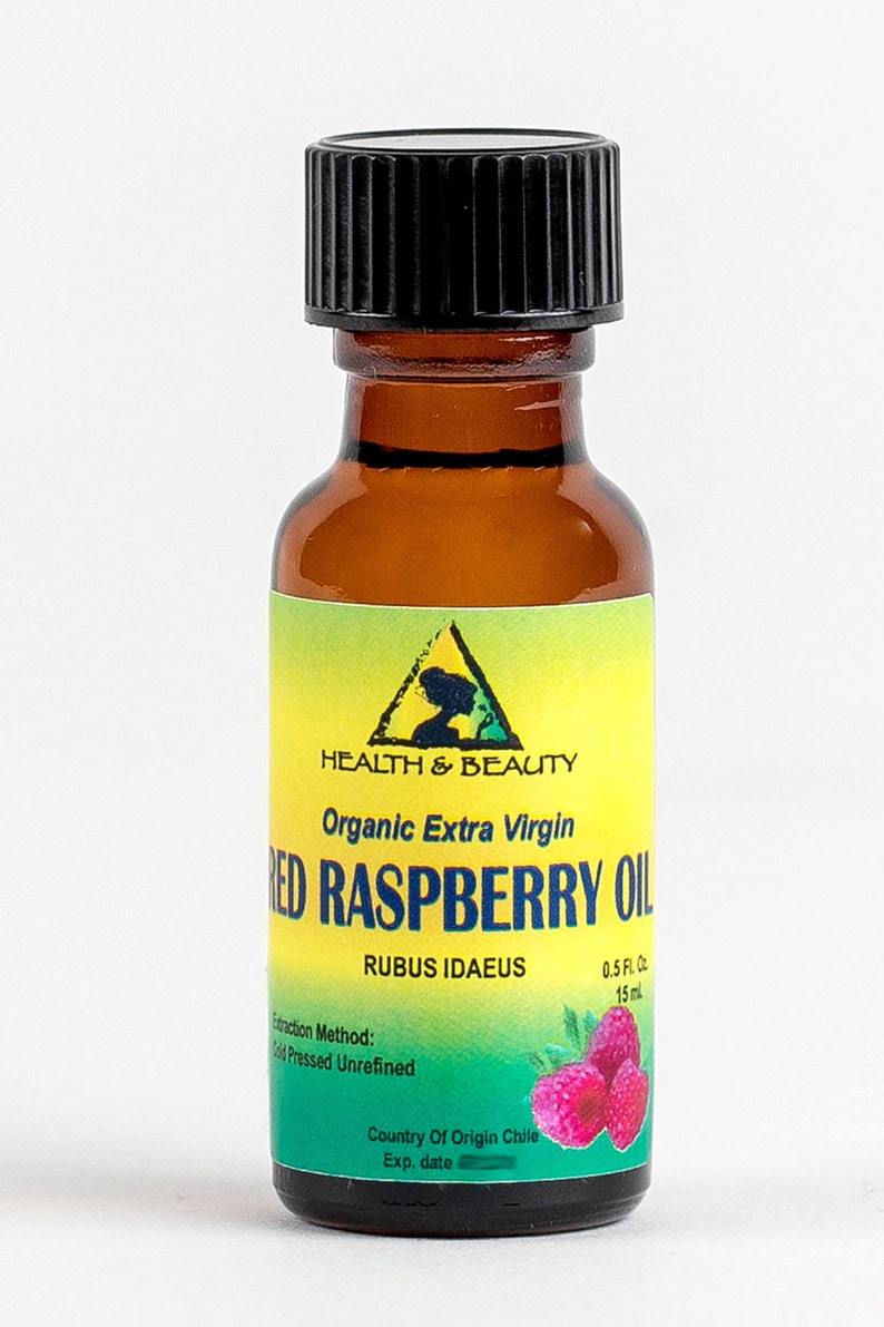 0.5 Oz RED RASPBERRY Seed Oil UNREFINED Organic Extra Virgin Etsy