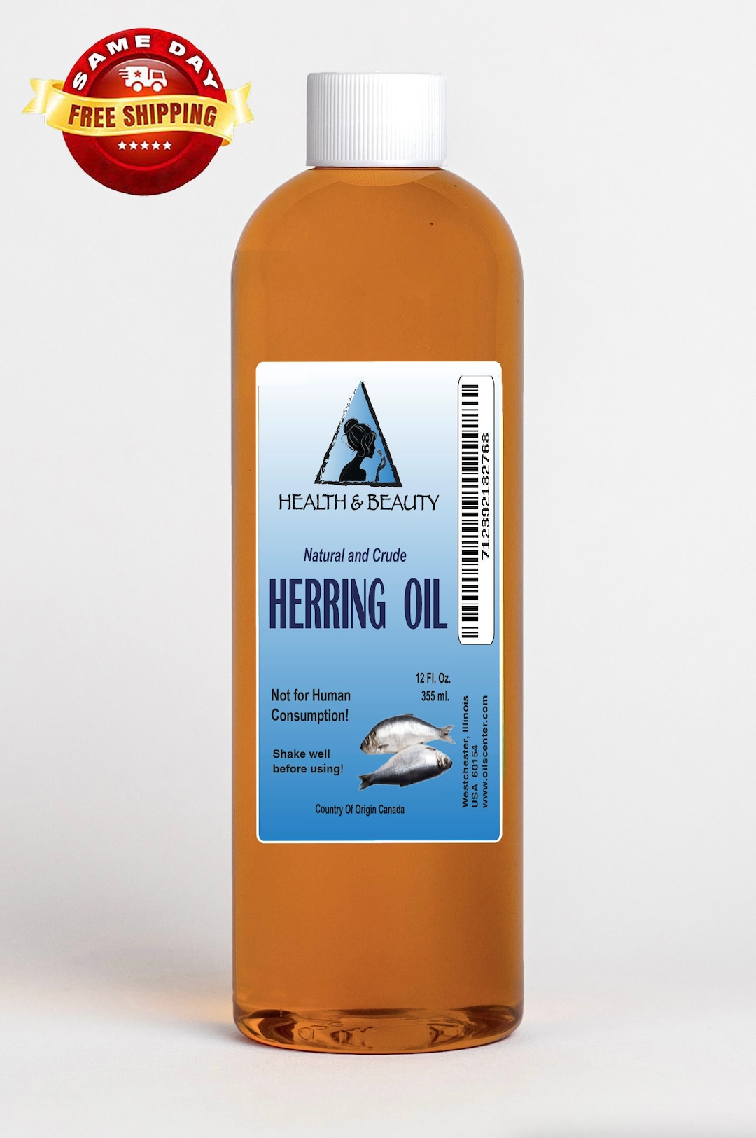 36 Oz HERRING OIL CRUDE Natural Fishing Scent Attractant Etsy