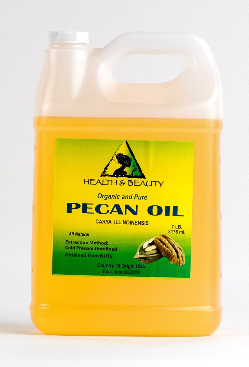 7 Lb 1 Gal PECAN OIL UNREFINED Organic Carrier Cold Pressed Etsy