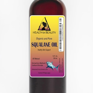 36 oz Organic Squalane Oil: Shark-Derived, 100% Pure