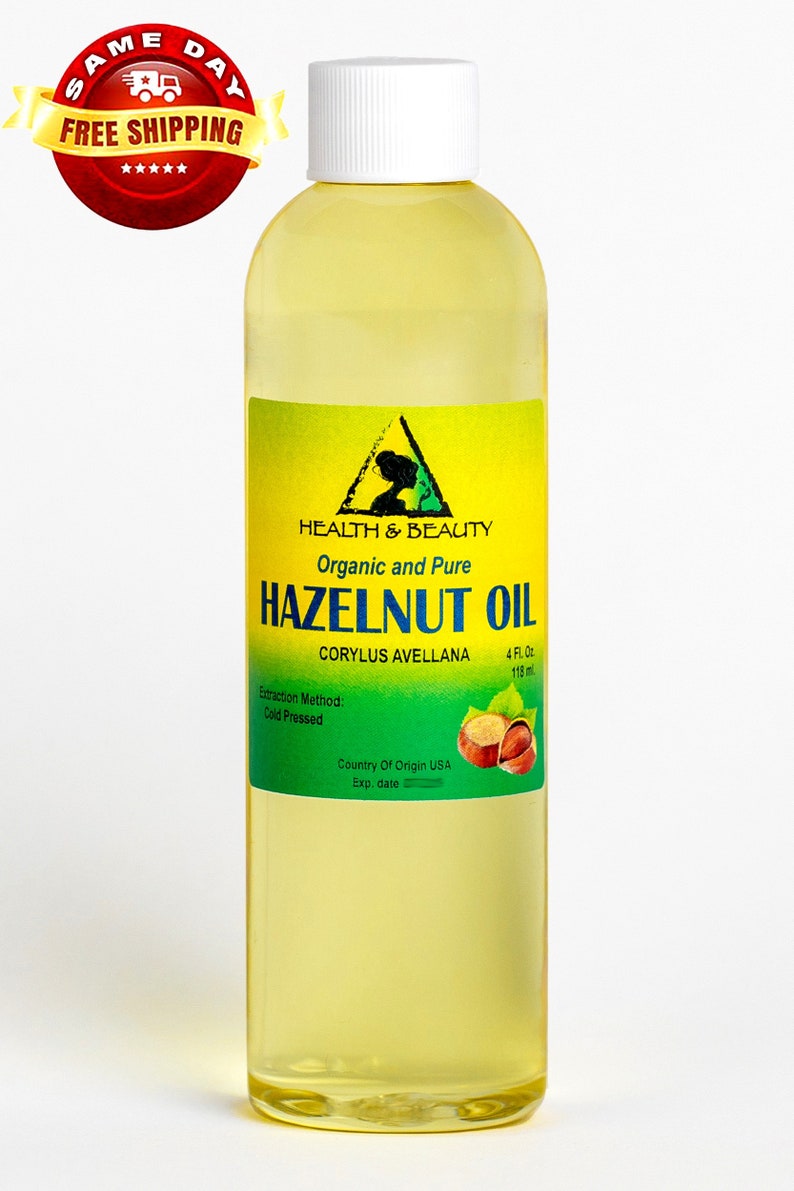 4 Oz HAZELNUT OIL ORGANIC Carrier Cold Pressed 100 Pure Etsy