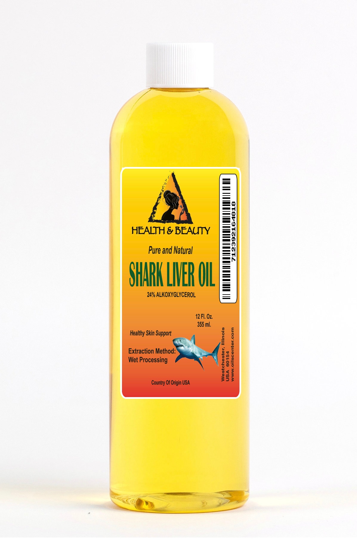24 Oz SHARK LIVER OIL Alkoxyglycerol With Antioxidant All Etsy