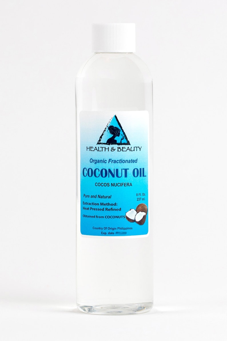 8 oz COCONUT OIL FRACTIONATED Organic Carrier Ultra Refined 100% Pure image 5