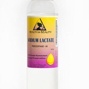 10 oz SODIUM LACTATE 60% Natural USP Preservative Liquid Humectant Pure image 4