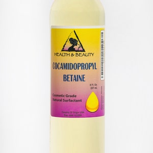 8 oz COCAMIDOPROPYL BETAINE COCO Betaine Natural Surfactant Liquid 100% Pure image 10