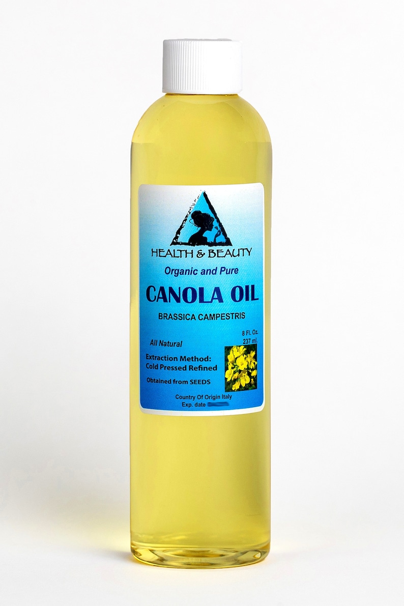8 oz CANOLA SEED OIL Refined Organic Carrier Cold Pressed Natural Fresh 100% Pure bild 5