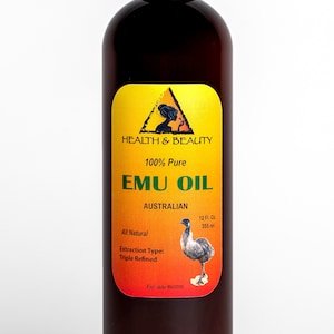 Pure Australian Organic Triple Refined Emu Oil - 1 Oz In Glass Bottle, Odorless, All-Natural Skincare 7 thumbnail image