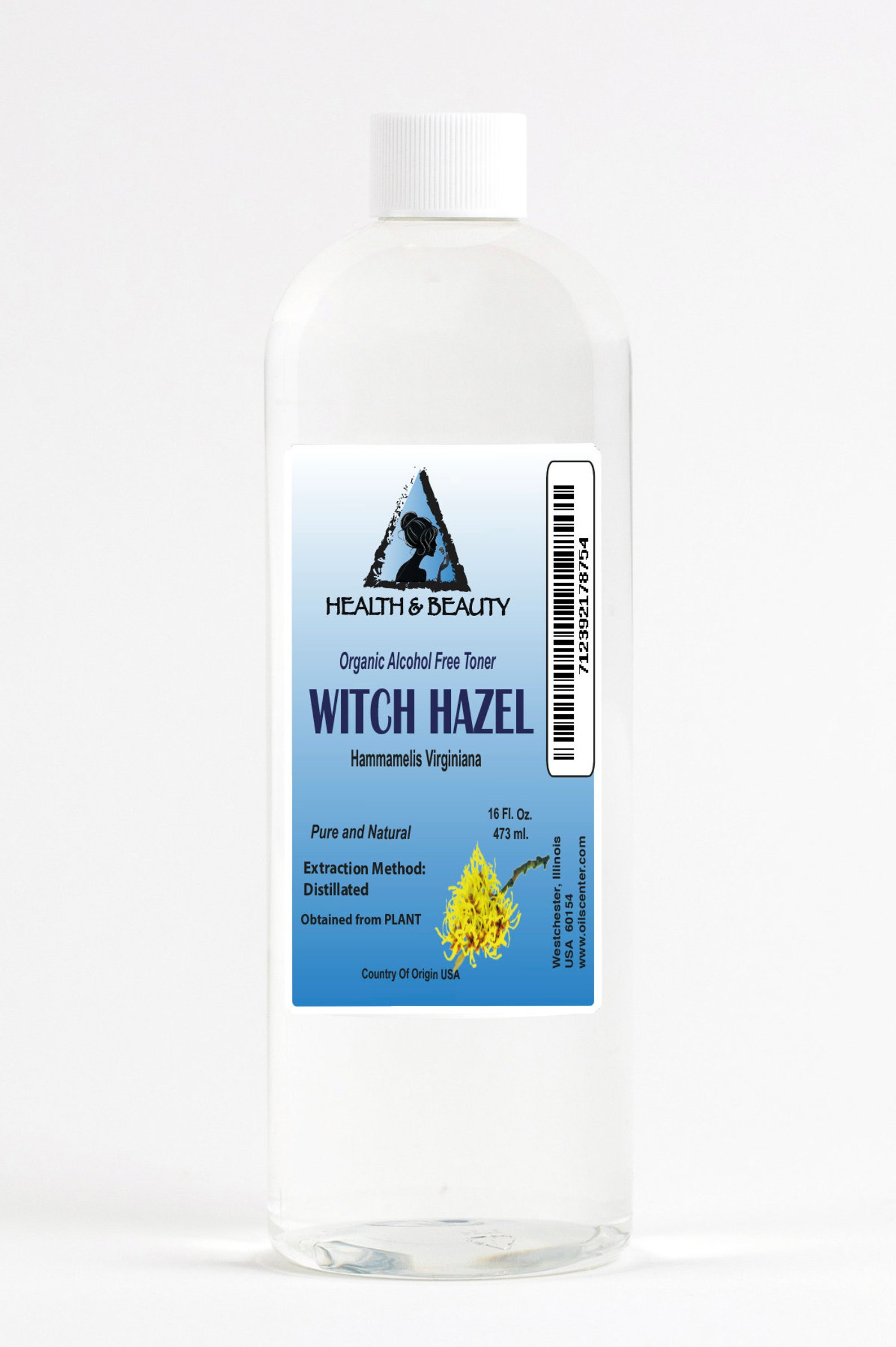 64 oz WITCH HAZEL TONER Alcohol Free Distillate Face Cleanser Etsy