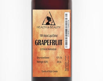12 oz, 355 ml GRAPEFRUIT LIQUID EXTRACT (Standardized) Natural 100% Pure