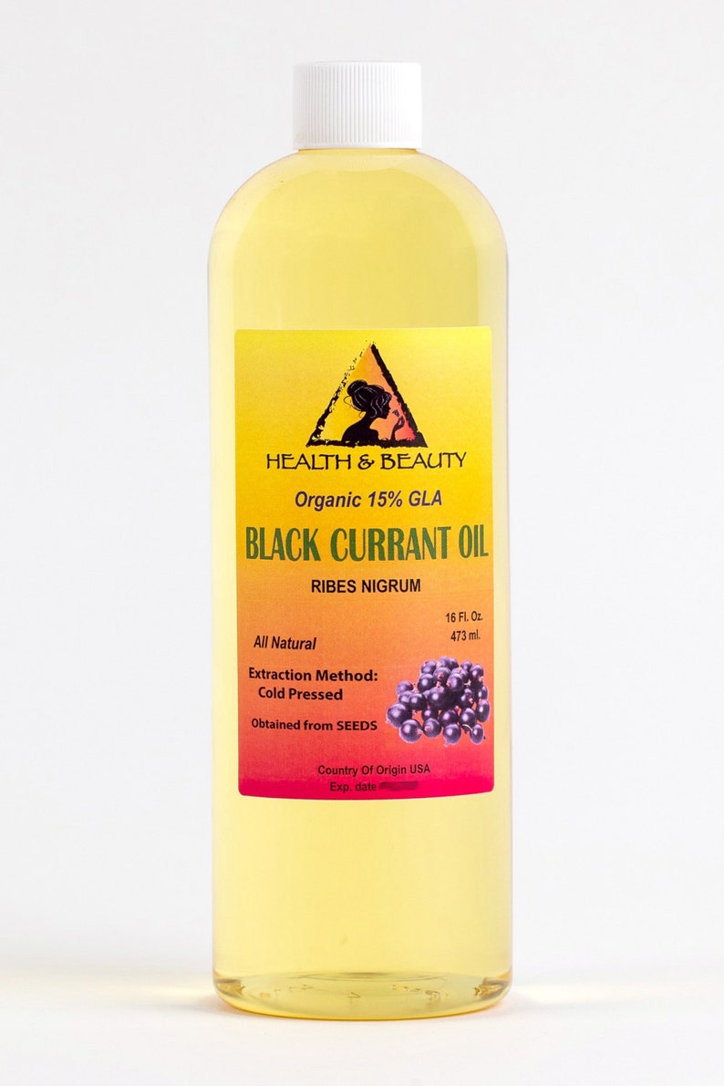 64 Oz BLACK CURRANT Seed Oil Organic 15 GLA Cold Pressed Etsy
