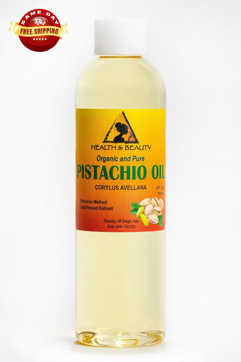 4 Oz PISTACHIO OIL REFINED Organic Cold Pressed Fresh Pure Etsy