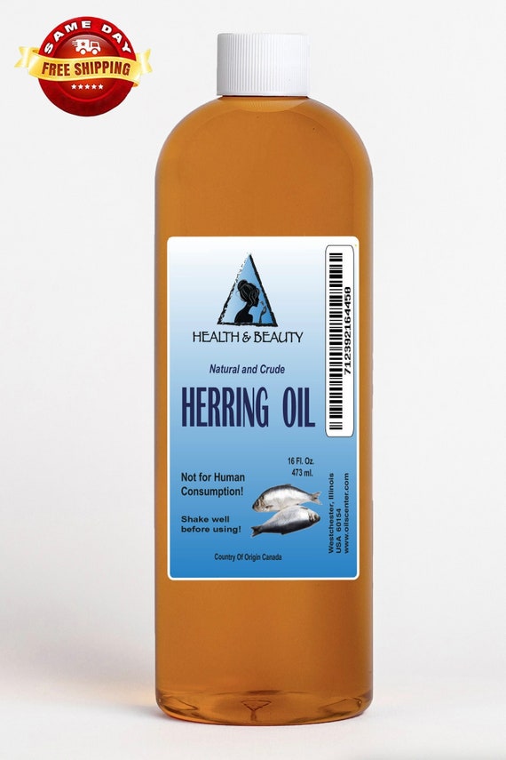 32 Oz HERRING OIL CRUDE Natural Fishing Scent Attractant 