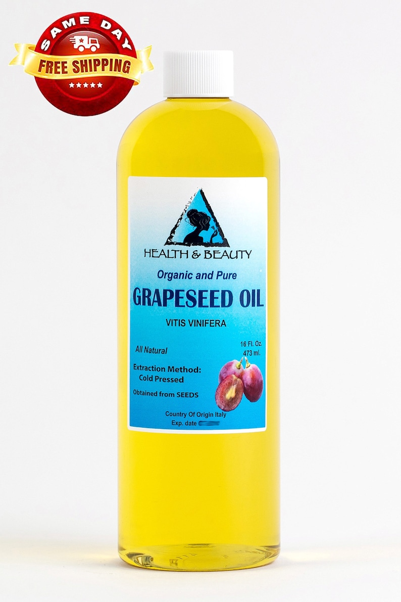64 Oz GRAPESEED OIL ORGANIC Carrier Cold Pressed 100 Pure Etsy
