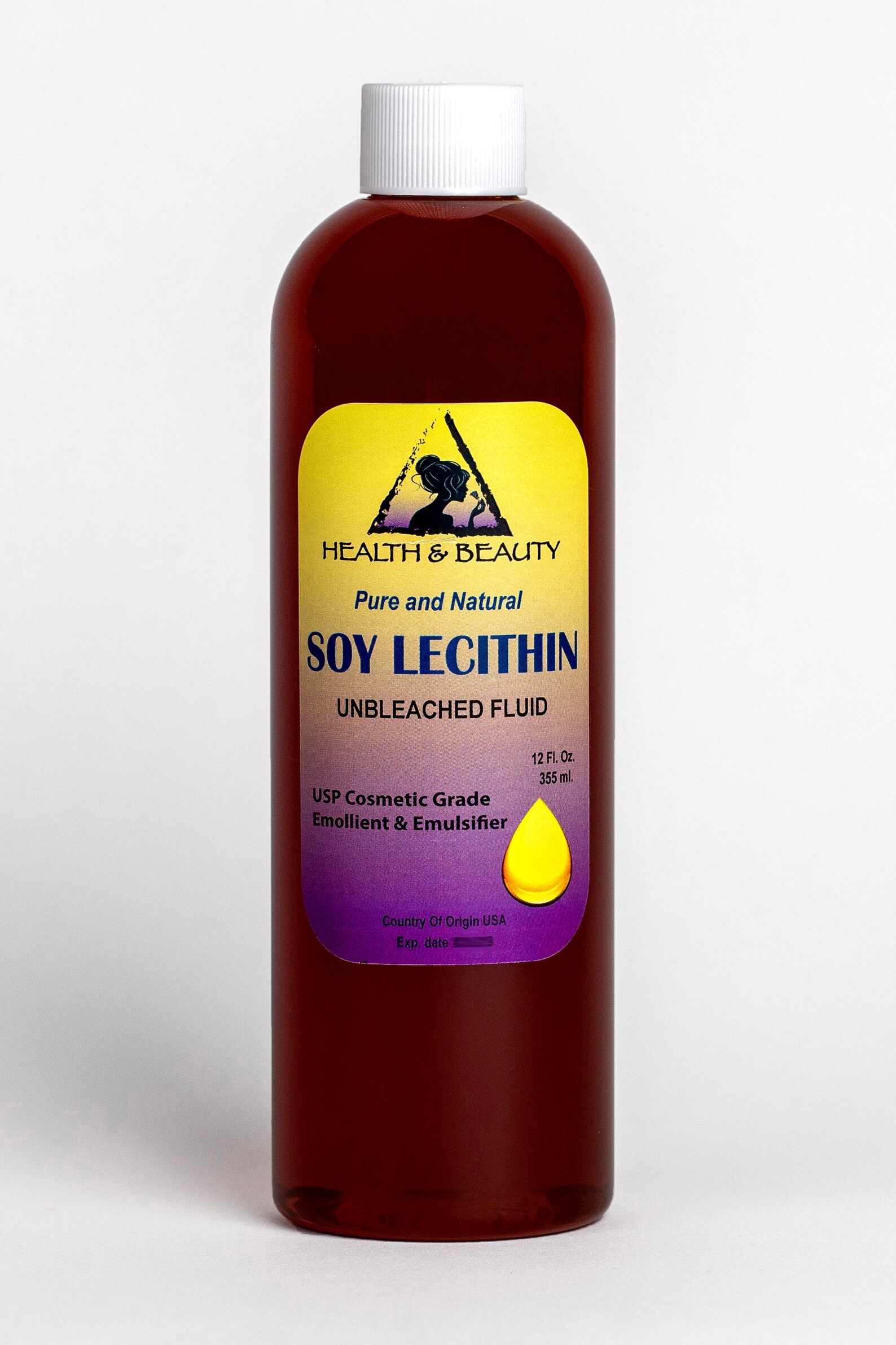 12 Oz LECITHIN SOY UNBLEACHED Fluid Liquid Emulsifier Etsy