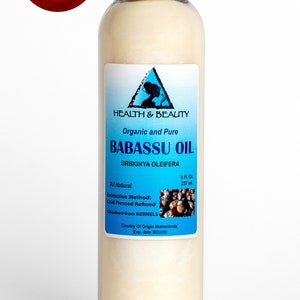 8 oz BABASSU OIL ORGANIC Carrier Cold Pressed Natural Fresh 100% Pure