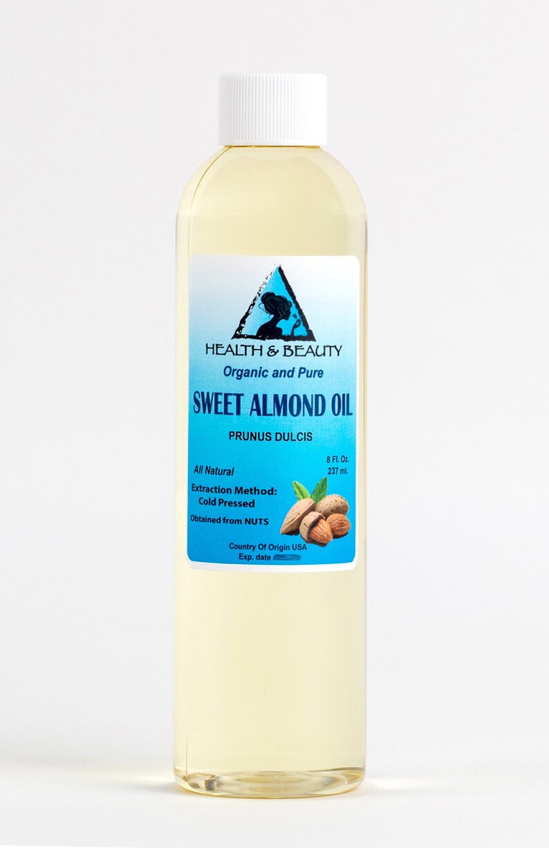 8 Oz SWEET ALMOND OIL Refined Organic Carrier Cold Pressed Etsy UK