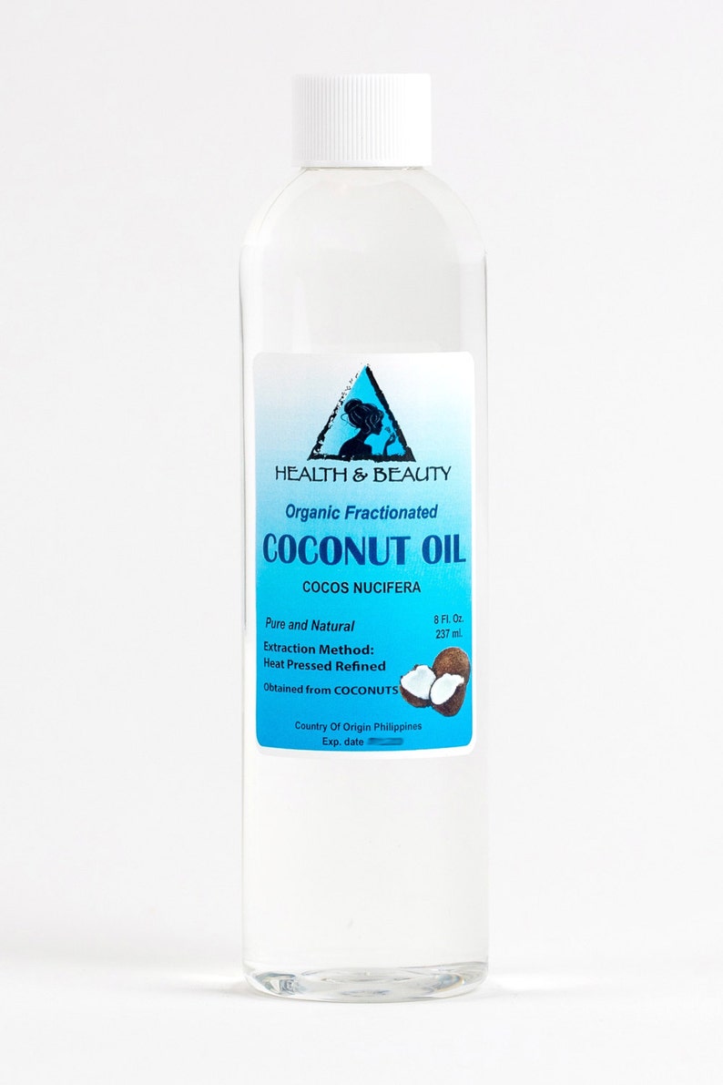 8 oz COCONUT OIL FRACTIONATED Organic Carrier Ultra Refined 100% Pure image 6