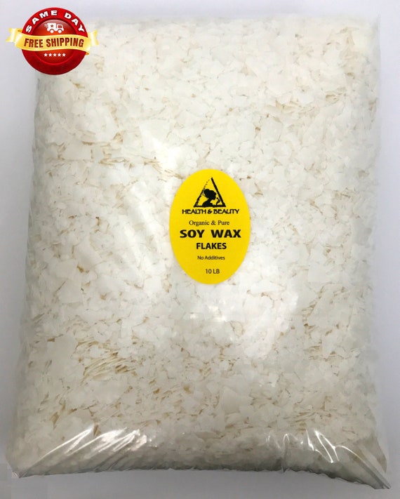 SOY AKOSOY WAX FLAKES ORGANIC VEGAN PASTILLES FOR CANDLE MAKING 100/% PURE 10 LB