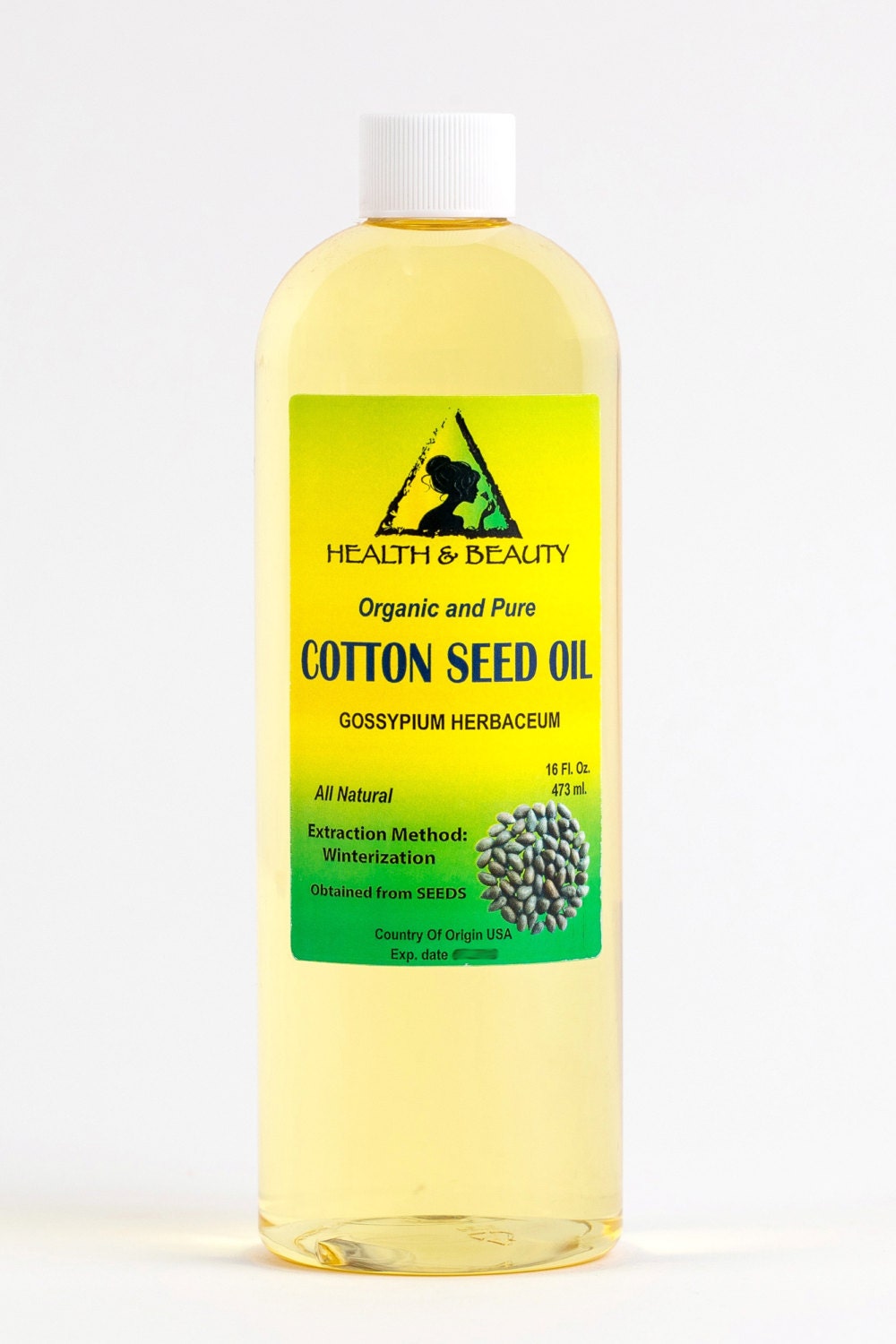 16 oz COTTON SEED OIL Organic Carrier Cold Pressed Winterized Etsy