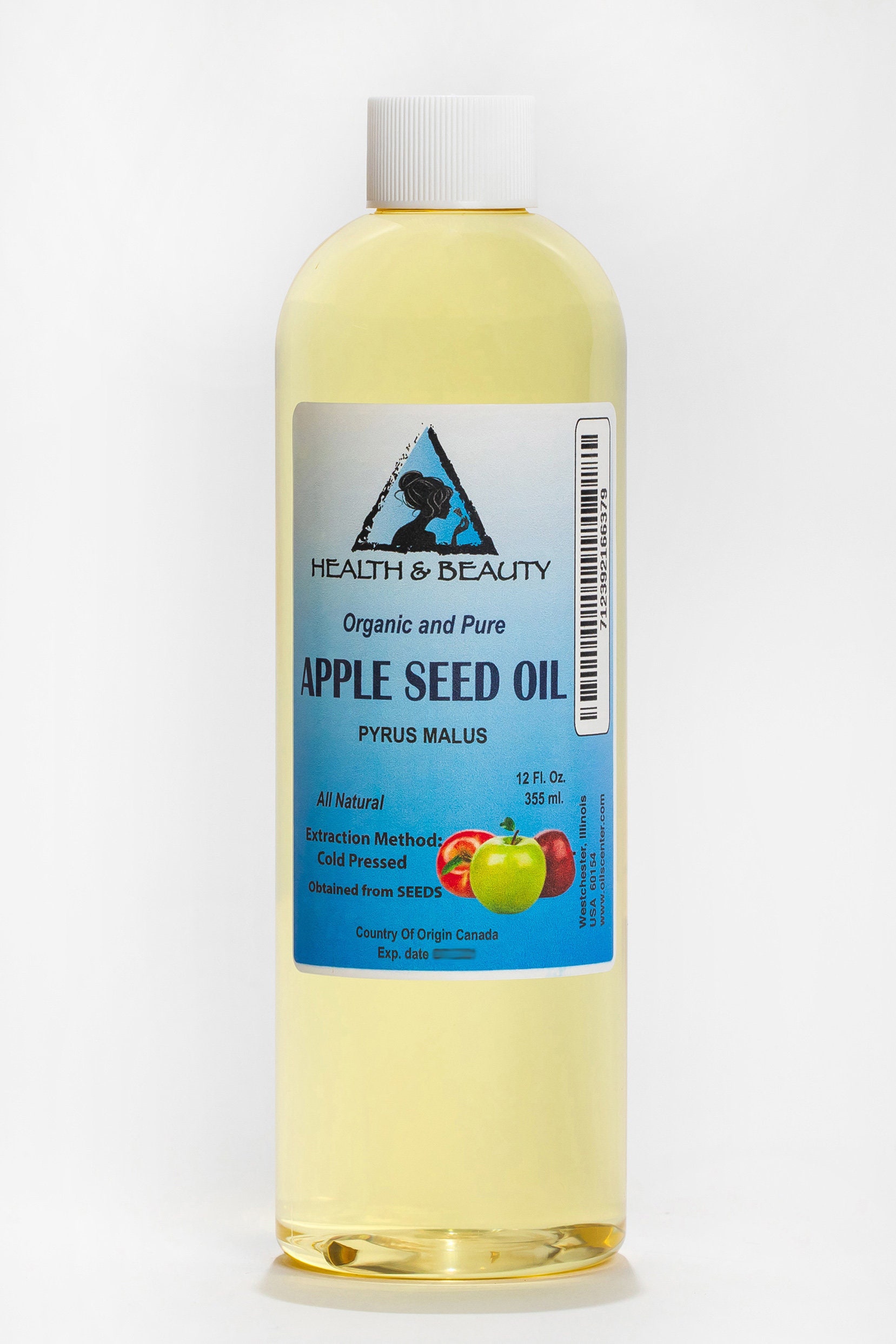 12 Oz APPLE SEED OIL Organic Cold Pressed Premium 100 Pure Etsy