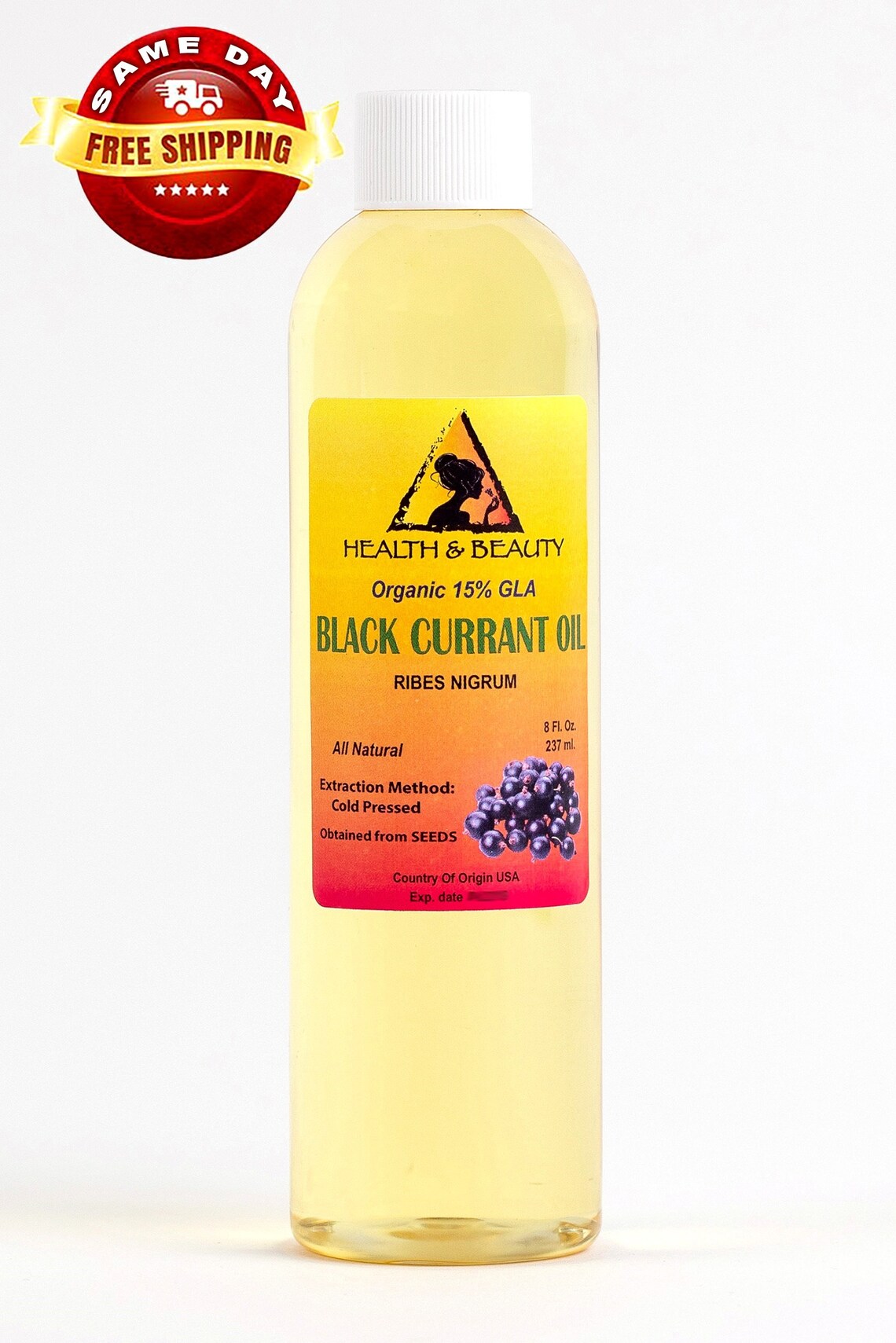 8 Oz BLACK CURRANT Seed Oil Organic 15 GLA Cold Pressed Etsy