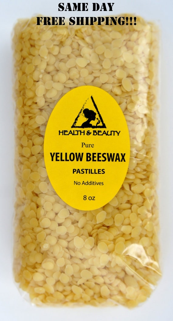 WHITE BEESWAX BEES WAX ORGANIC PASTILLES BEADS PREMIUM 100% PURE 44 LB 