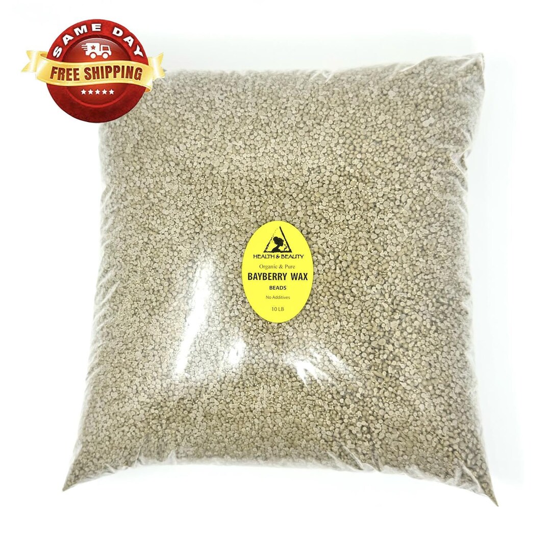 10 Lb BAYBERRY WAX ORGANIC Vegan Pastilles Beads 100% Pure - Etsy