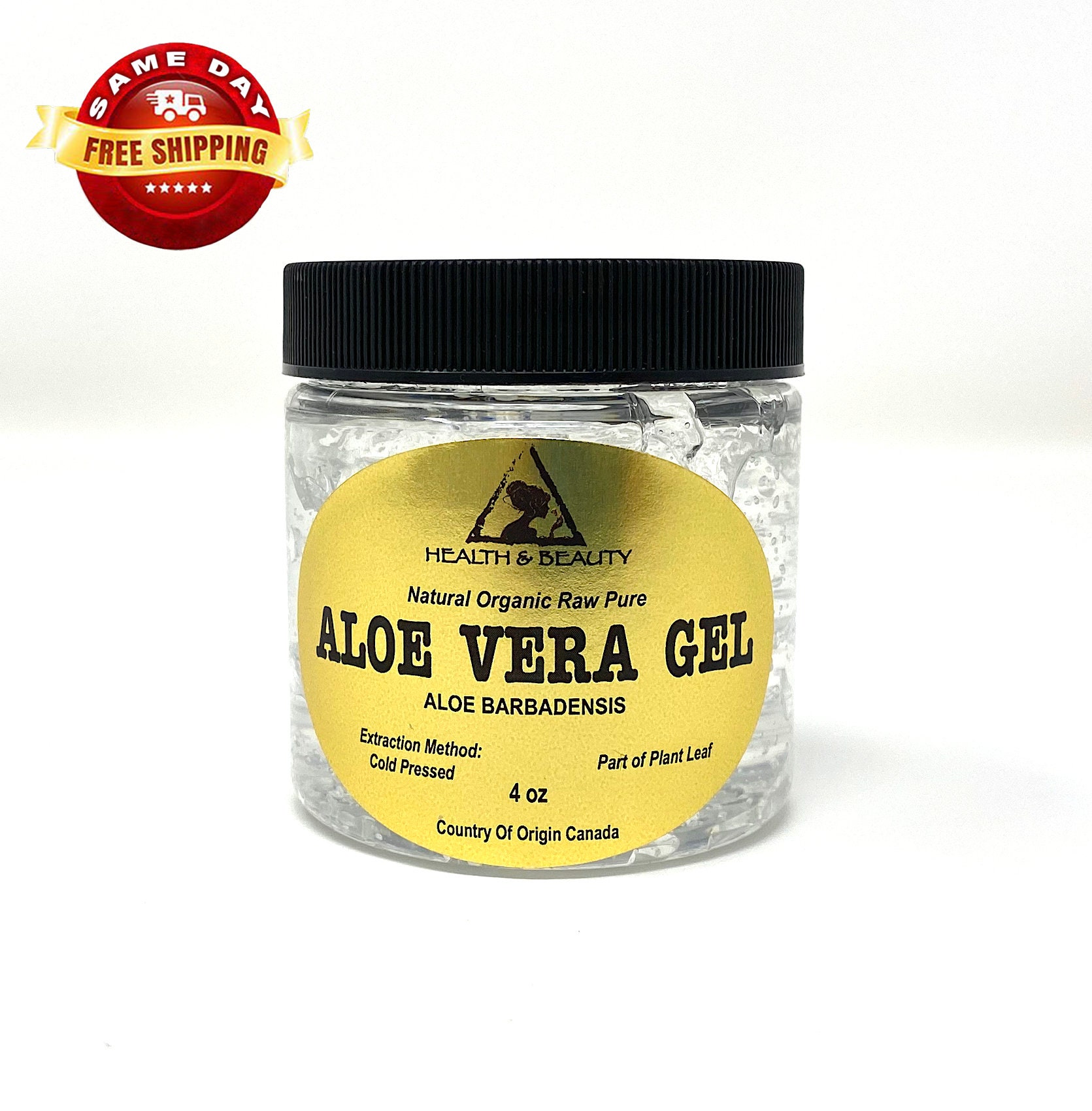 4 Oz Organic Cold Pressed Aloe Vera Gel: Natural Moisturizer - Etsy