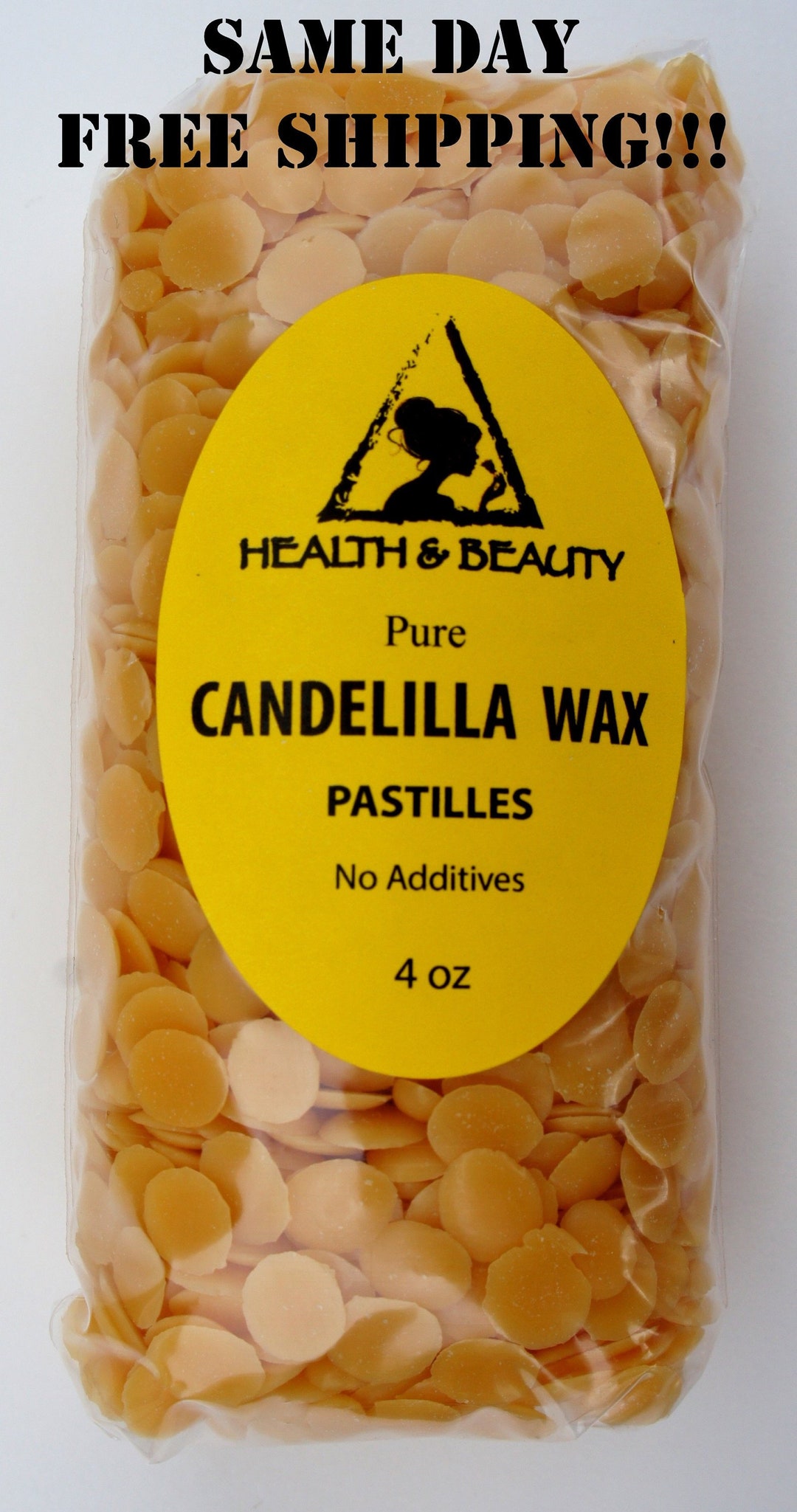 4 Oz CANDELILLA WAX Flakes Organic VEGAN Pastilles Beads Premium Prime Grade A 100 Pure Etsy