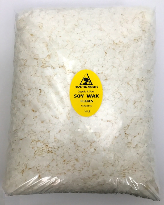 Natural Soy Wax for Candle Making 10 lb Bag Soy Wax Flakes,DIY Candle