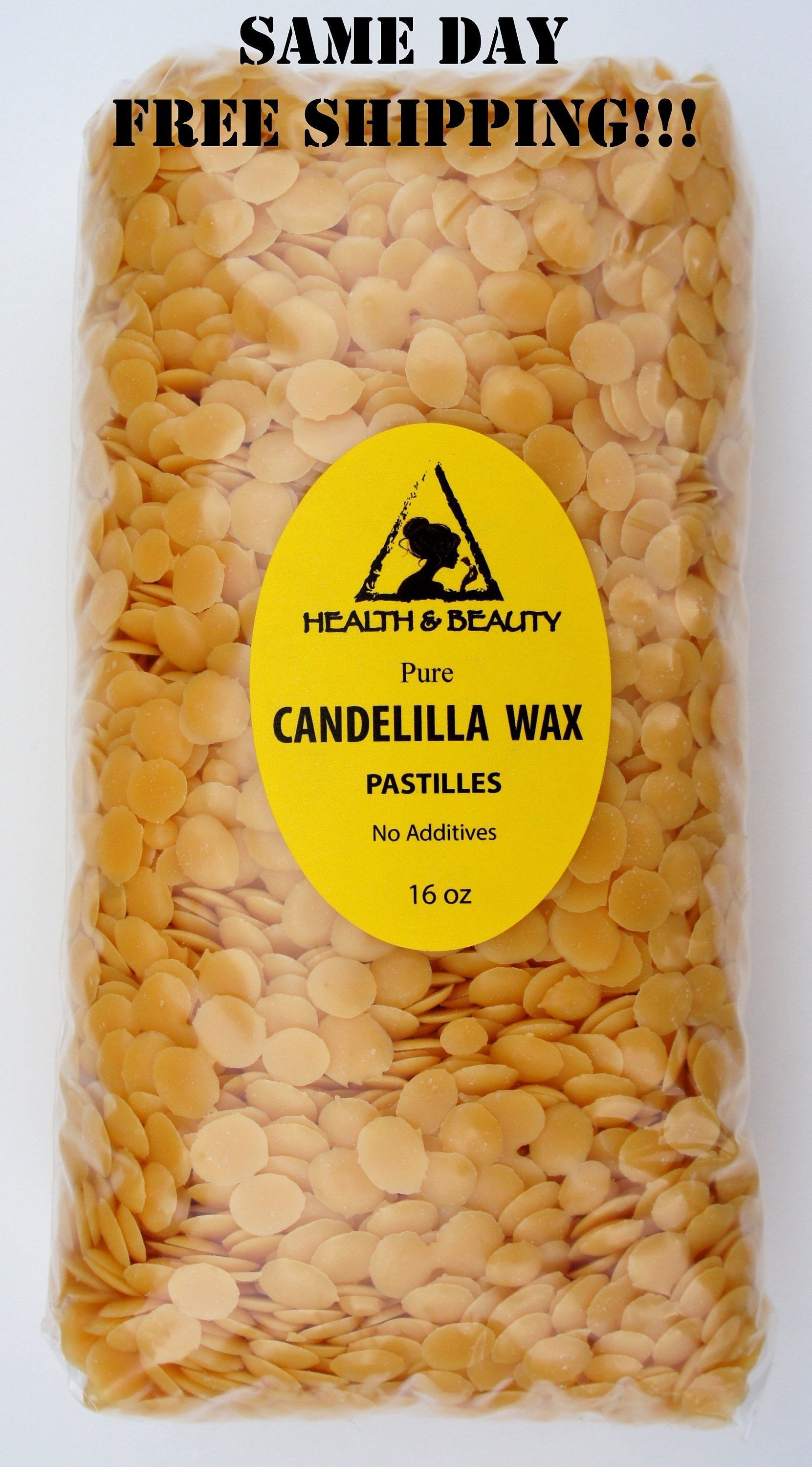 16 oz 1 Lb CANDELILLA WAX Flakes Organic VEGAN Pastilles Etsy