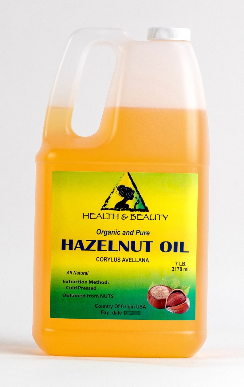 7 Lb 1 Gal HAZELNUT OIL ORGANIC Carrier Cold Pressed 100 Etsy
