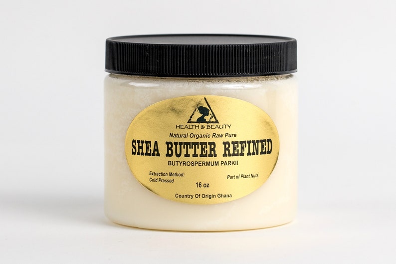 16 oz, 1 Lb SHEA BUTTER REFINED Organic Raw Cold Pressed Grade A From Ghana 100% Pure Bild 10