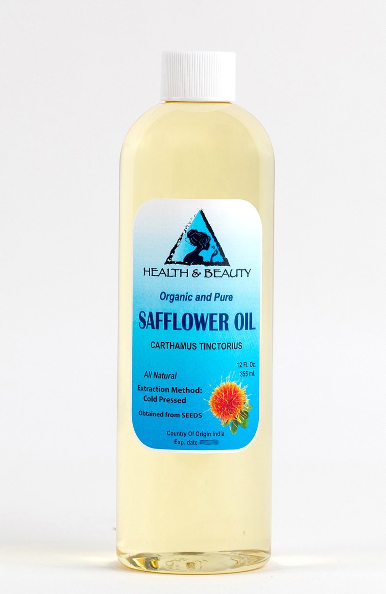 12 Oz SAFFLOWER OIL ORGANIC Carrier Cold Pressed High Oleic Etsy