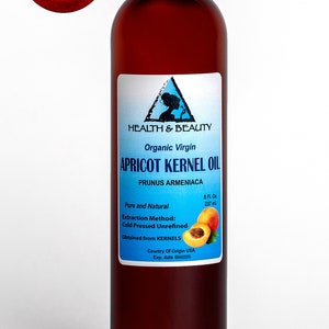 8 oz APRICOT KERNEL OIL Unrefined Organic Virgin Cold Pressed Raw Pure