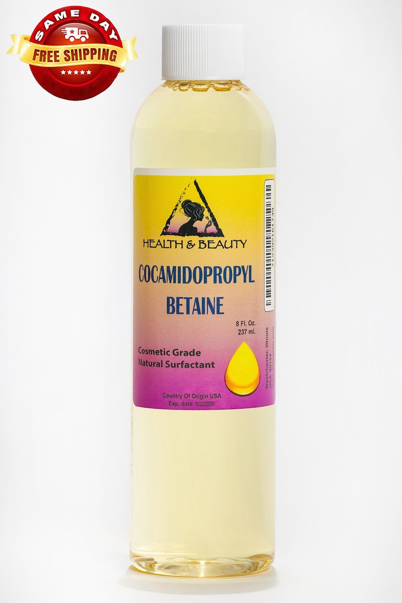 8 oz COCAMIDOPROPYL BETAINE COCO Betaine Natural Surfactant Liquid 100% Pure image 1