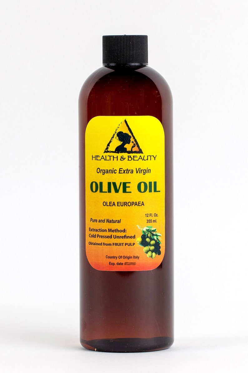 12 Oz OLIVE OIL Extra VIRGIN Organic Carrier Cold Pressed Etsy