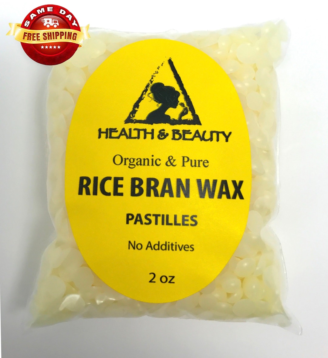2 Oz Organic Rice Bran Wax Pastilles: Vegan Grade A - Etsy