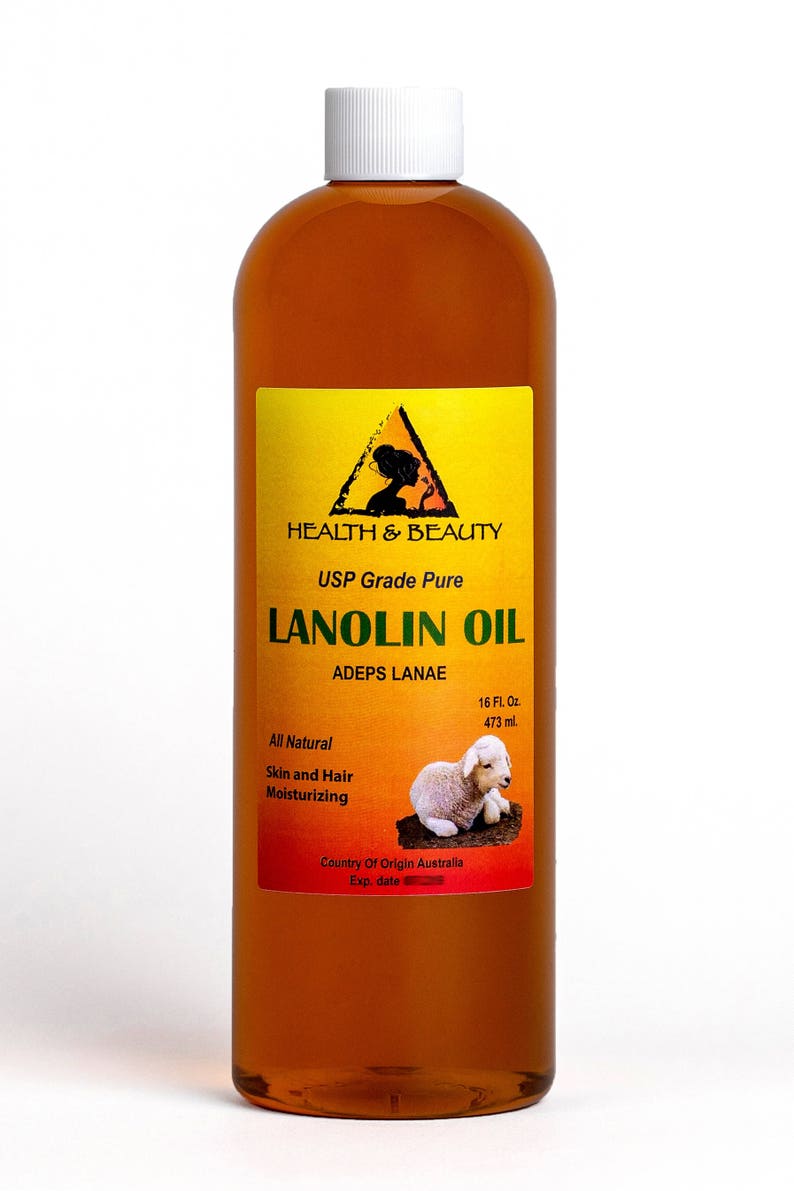 16 oz LANOLIN OIL USP Grade 100 Pure Skin Hair Moisturizing Etsy
