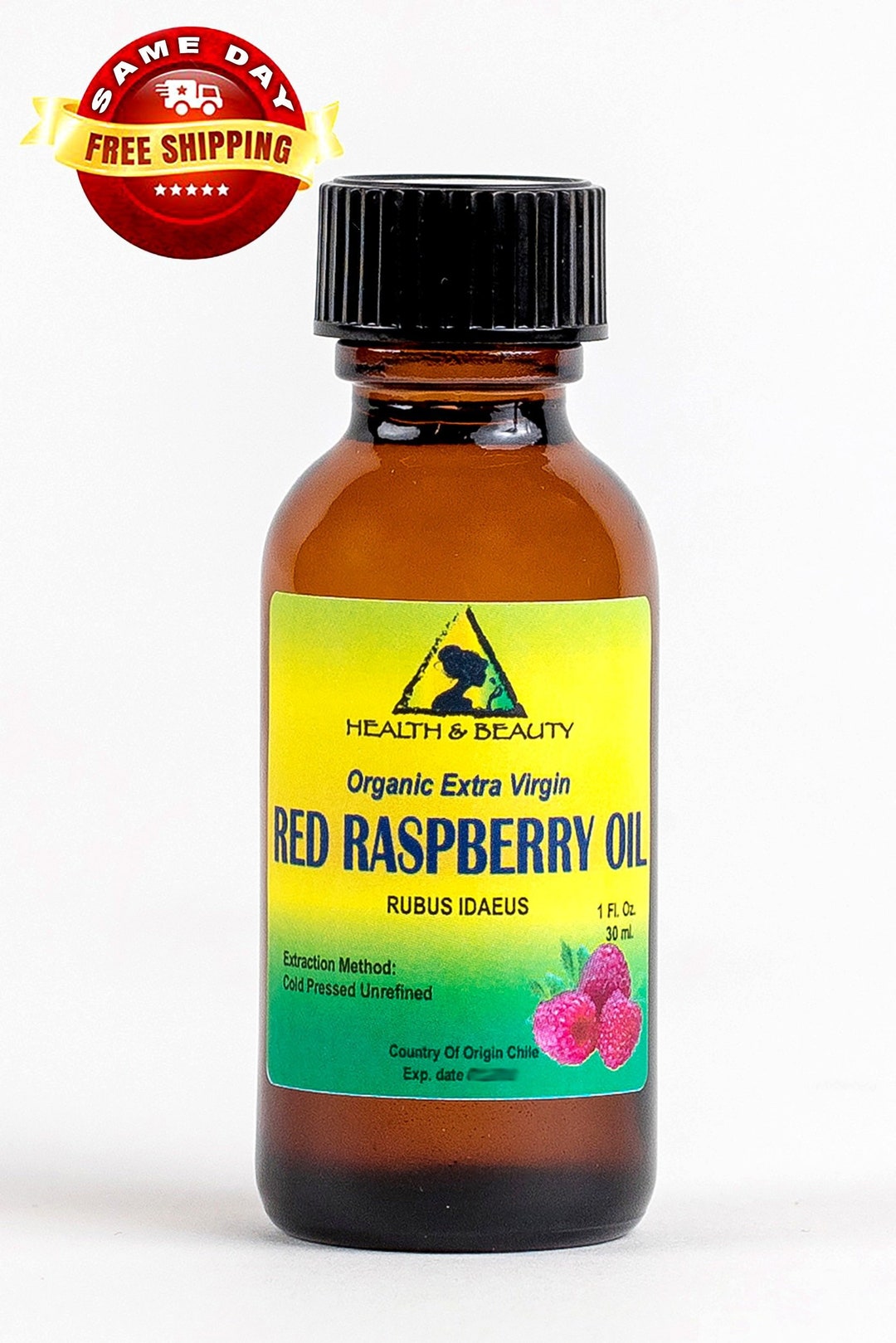 0.5 Oz RED RASPBERRY Seed Oil UNREFINED Organic Extra Virgin Etsy